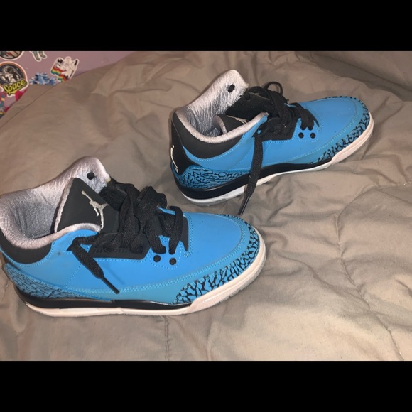 Jordan Powder Blues Size 4y 9/10 condition - Picture 4 of 6